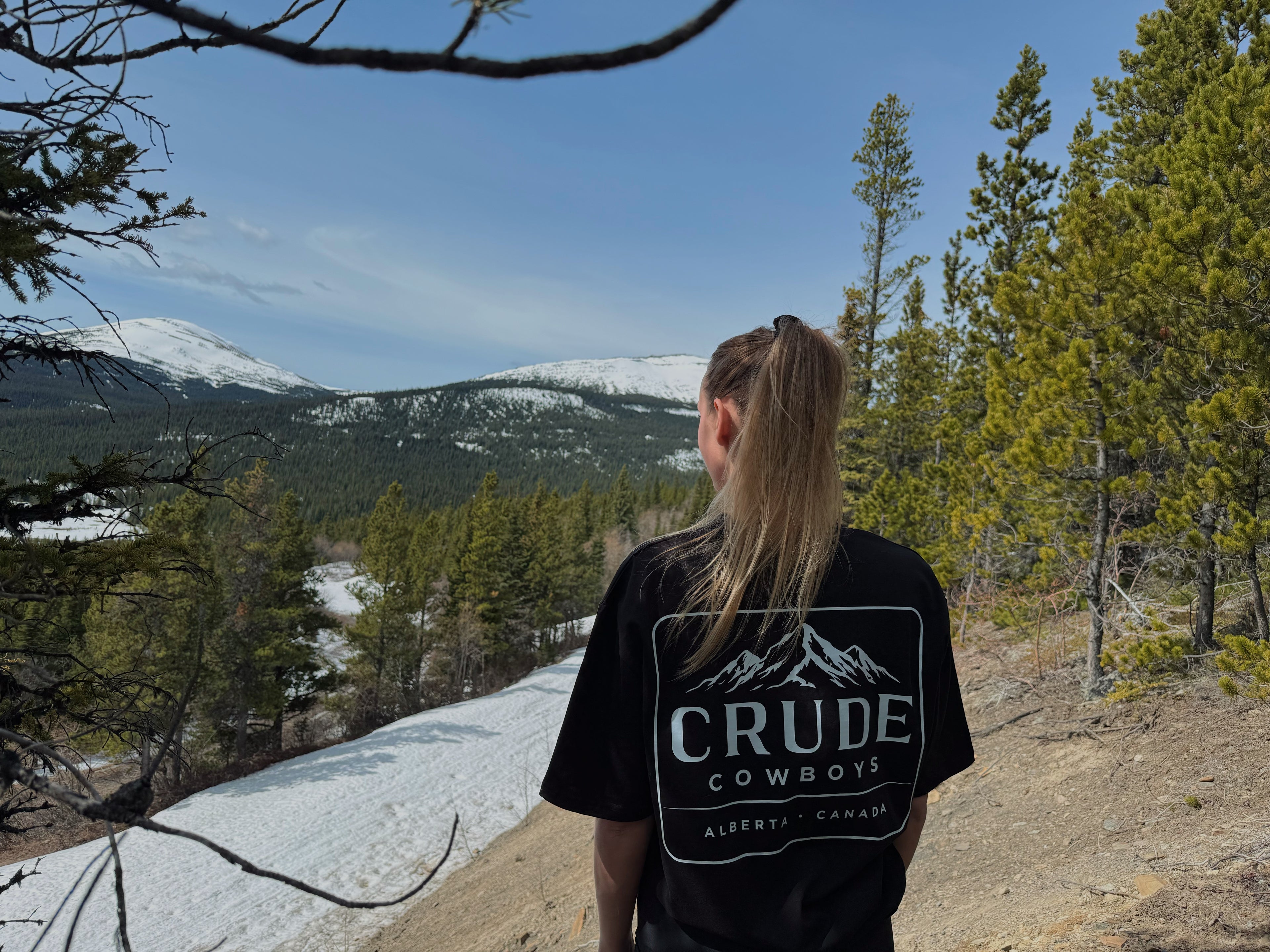 Crude Mountain Tee - Black