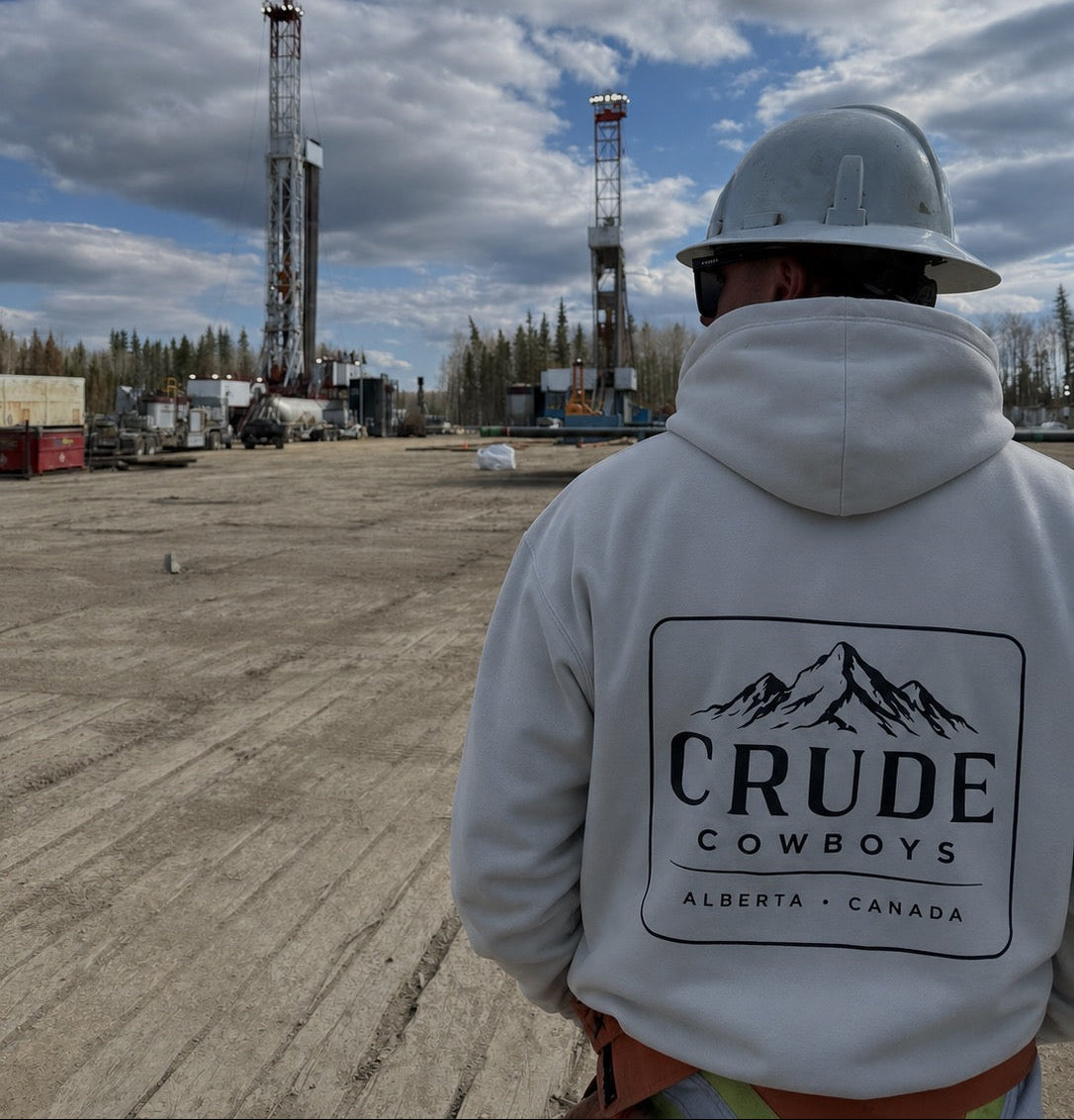 Crude Mountain Hoodie – Cream