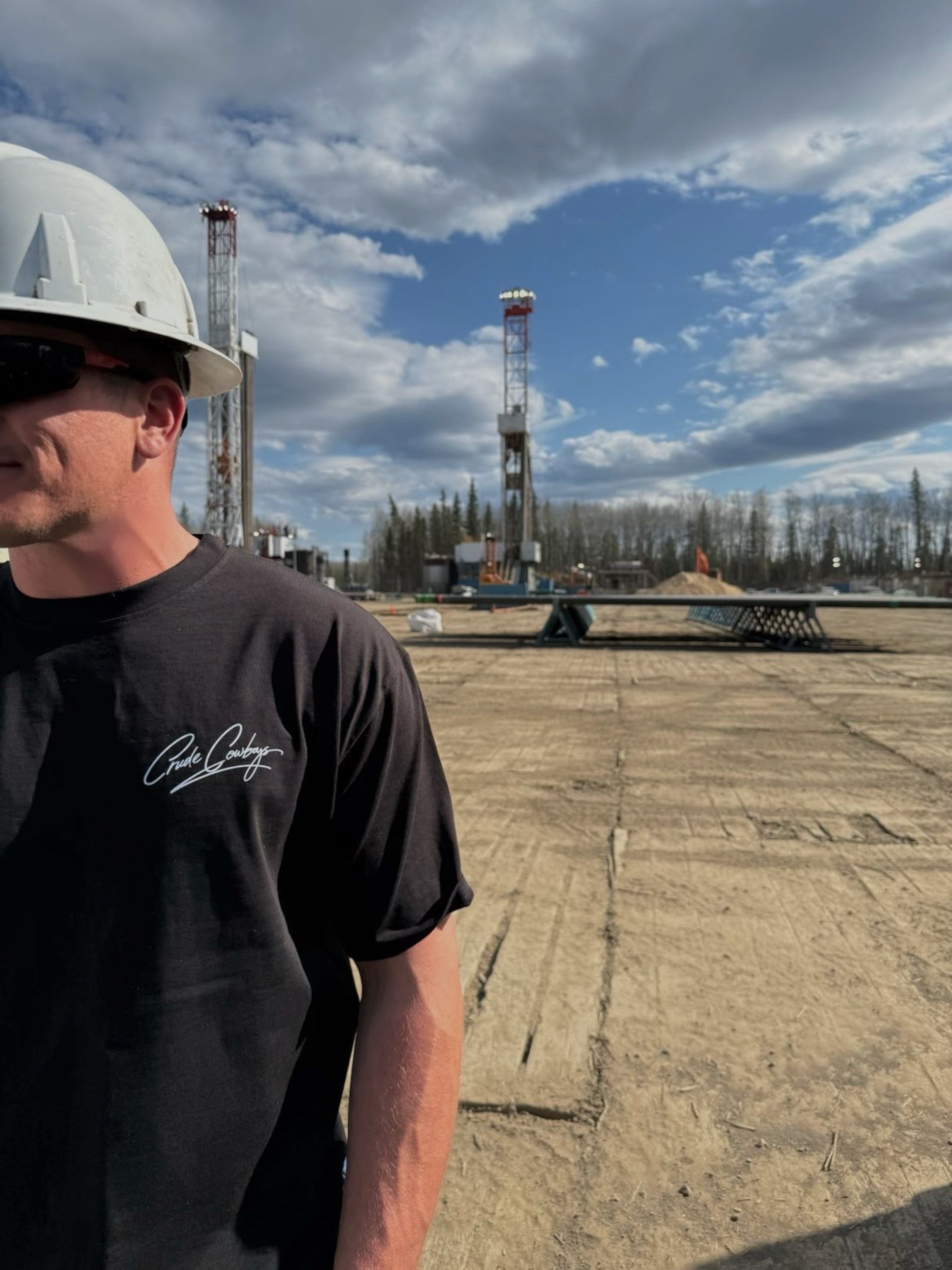 Crude Mountain Tee - Black