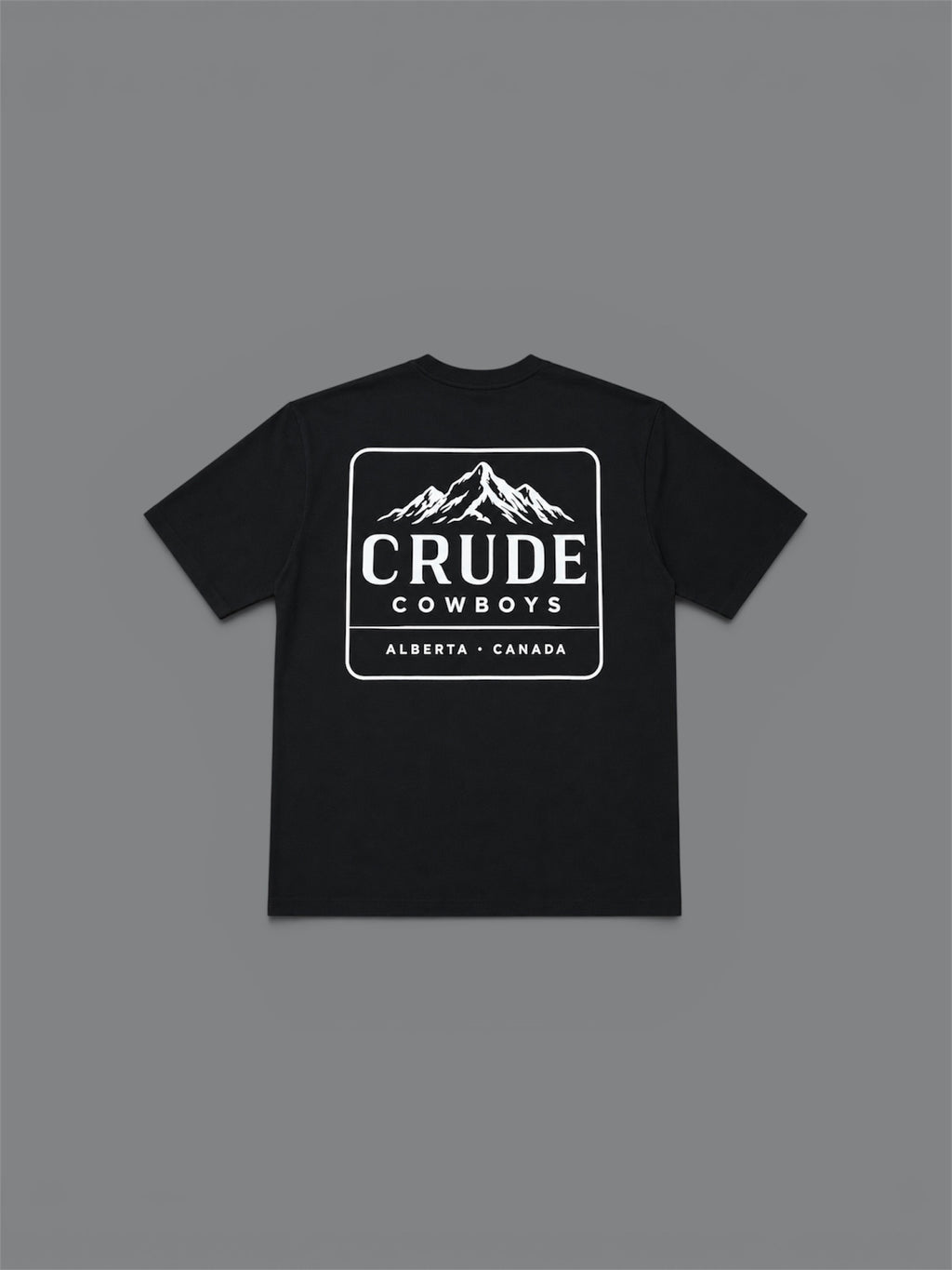 Crude Mountain Tee - Black