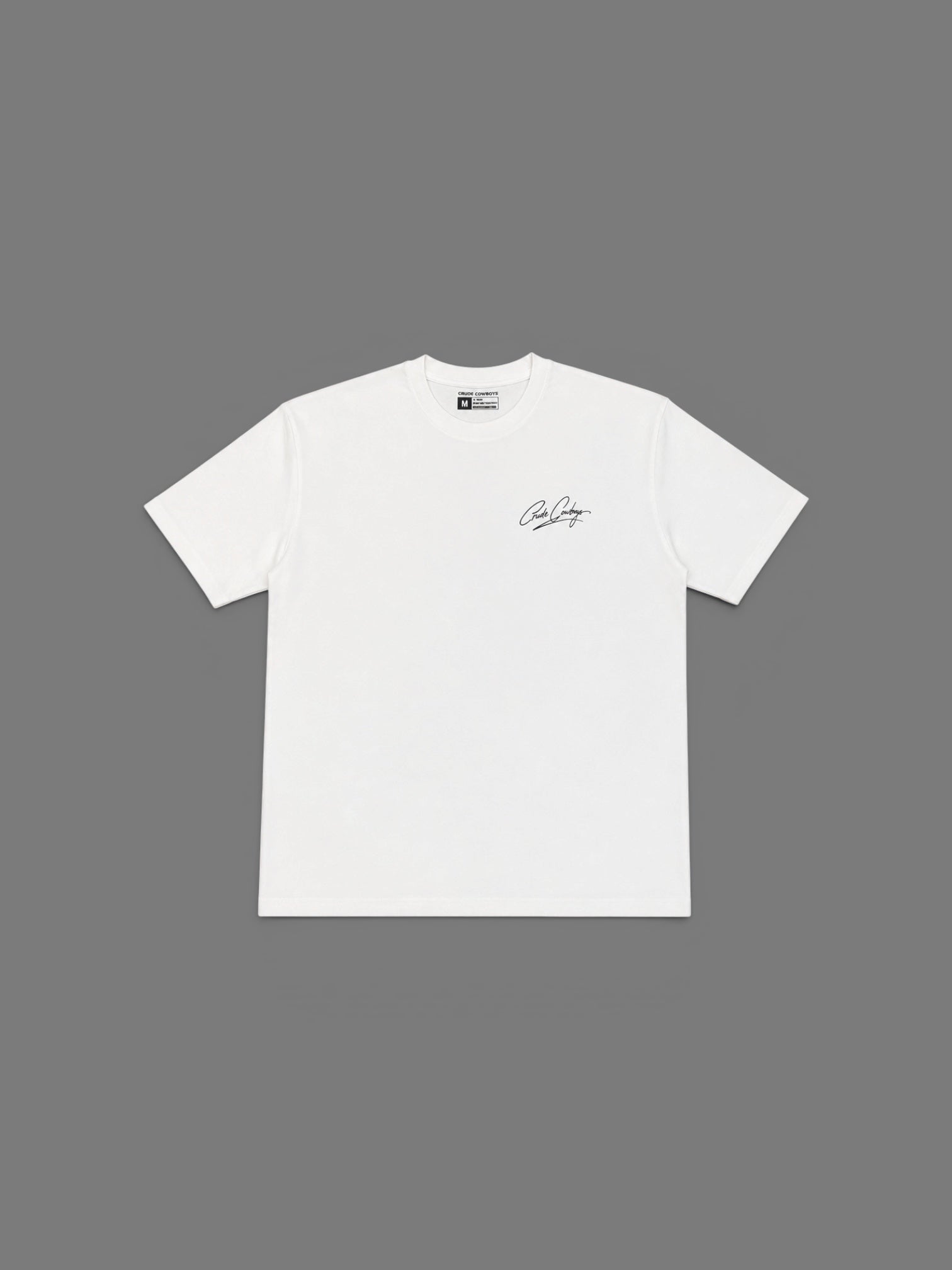 Crude Mountain Tee - White
