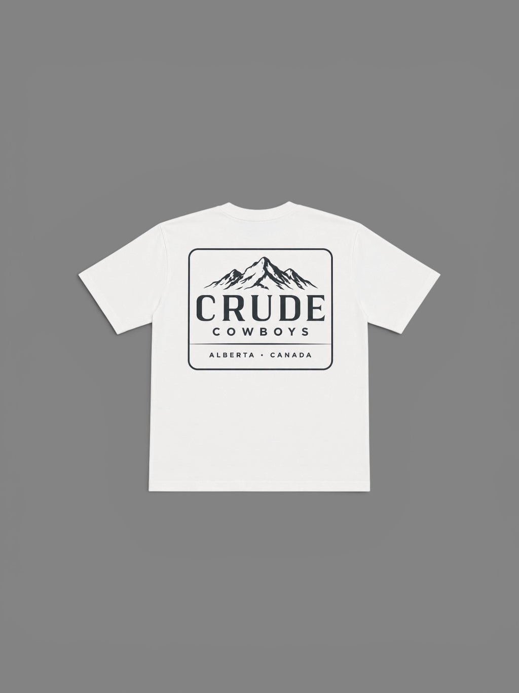 Crude Mountain Tee - White