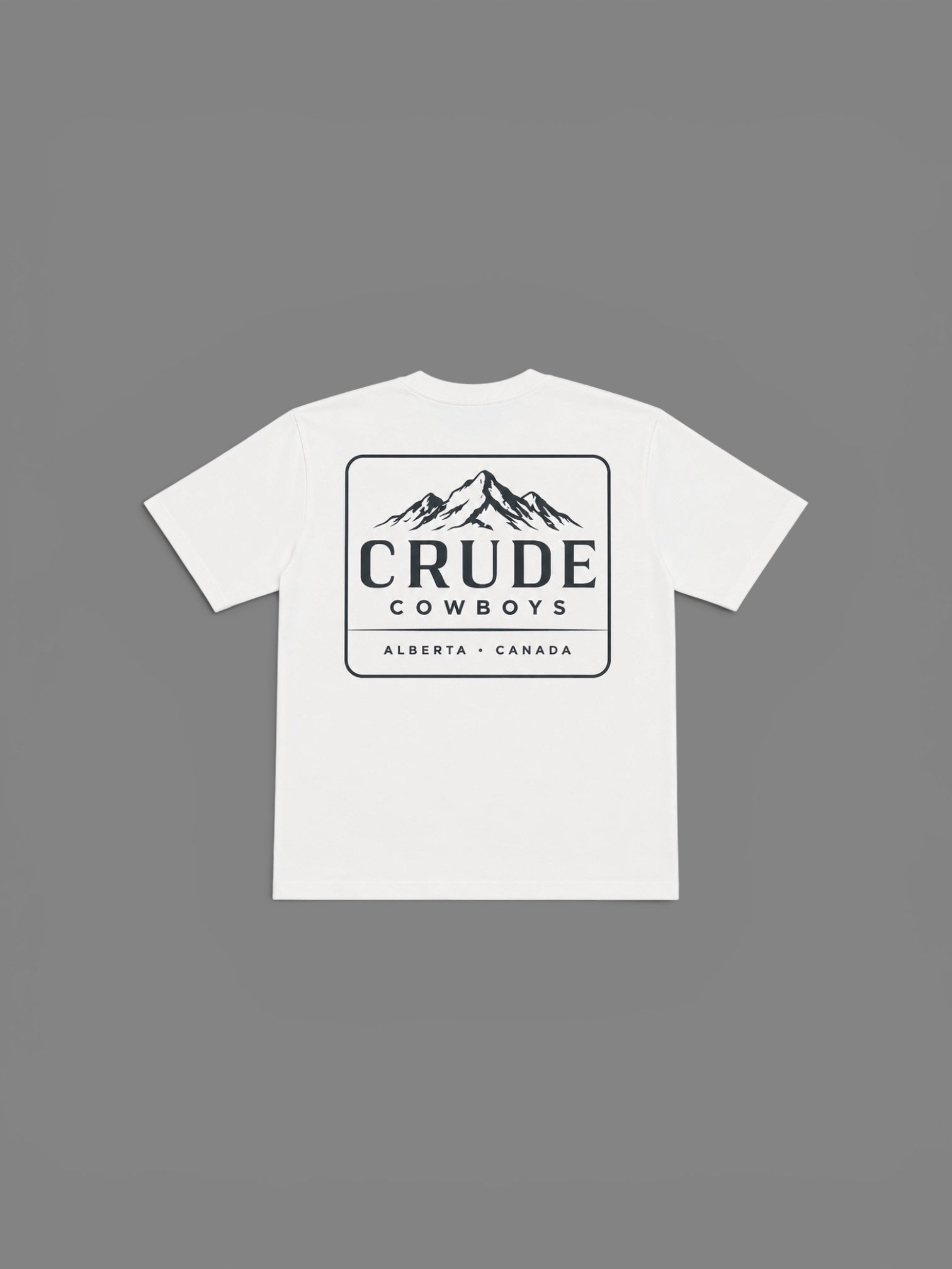 Crude Mountain Tee - White
